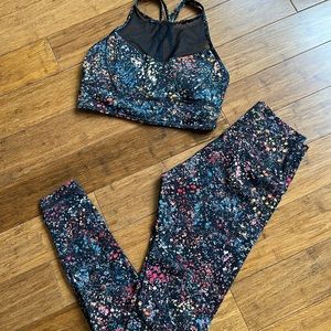 LULULEMON leggings and bra set
